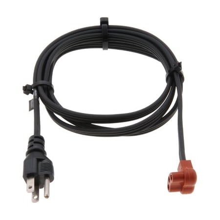 Zerostart Replacement Cord - 120V, 90 deg Silicone Heater Terminal, 12in. 305Mm Long 3600036